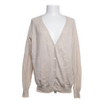 Soft Goat, Strickjacke, Damen, Größe: M, Beige, Kaschmir, Fischgräte #49R