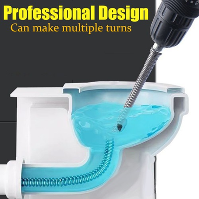 #ad 3.28 feet Kitchen Sewer Dredging Device Spring Pipe Sink Cleaning Tools $6.99