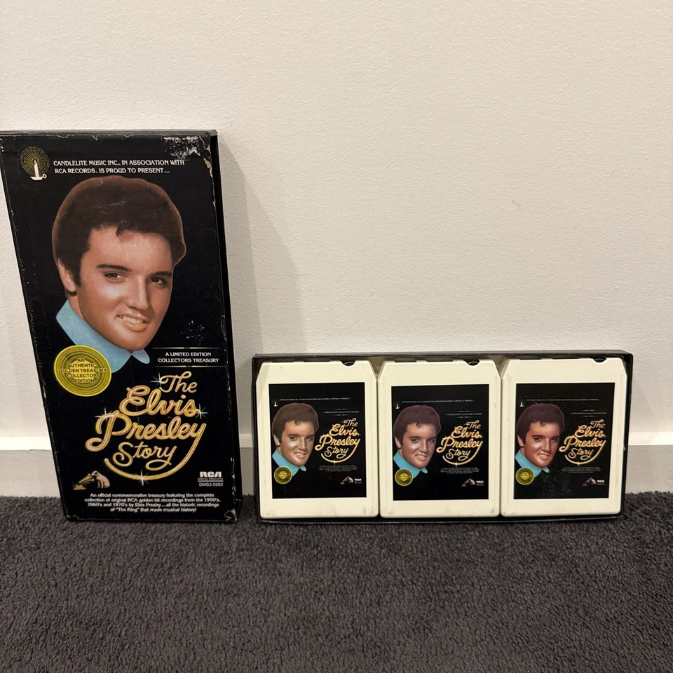 The Elvis Presley Story Authentic Golden Treasury Collector's Ed 3 Cassette Set - Image 3 of 4