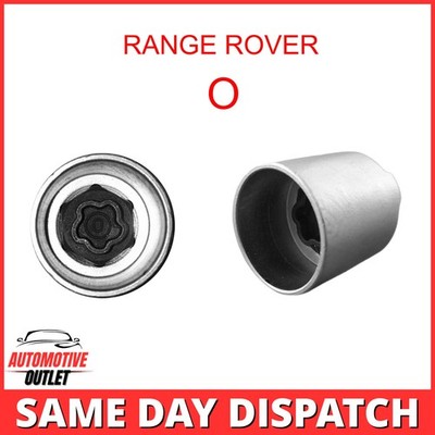 MASTER LOCKING WHEEL SECURITY BOLT KEY LETTER O FOR LAND / RANGE ROVER DISCOVERY
