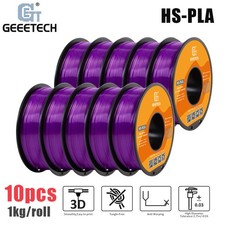 10x 1KG/Roll 1.75 HS PLA Purple Geeetech High Speed PLA Filament For 3D Printer