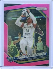 2025 Panini Prizm WNBA ARIKE OGUNBOWALE #73 Pink Prizm /175 WINGS