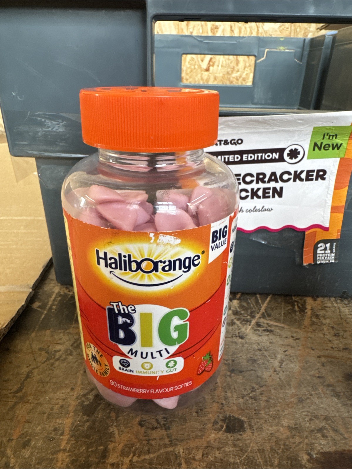 Haliborange The BIG Multi Strawberry Softies - 90 Pack - Best Before 01/28