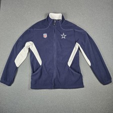 NFL Dallas Cowboys Full Zip Pullover Men's Large Long Sleeve Fleece Football