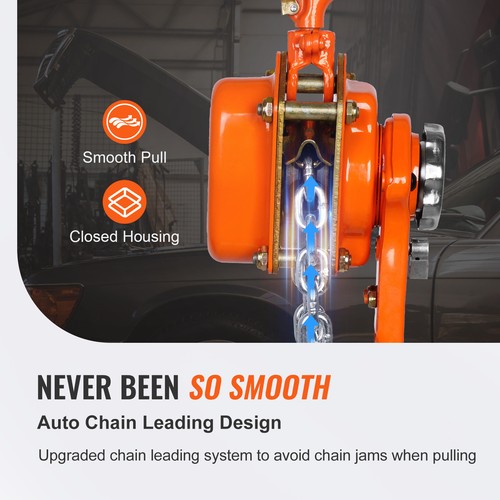 Lever Block Chain Hoist G80 Ratchet Hoist 3300lb Capacity 20ft Lifter - Picture 5 of 12
