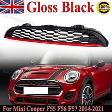 FOR MINI F55 F56 F57 COOPER HONEYCOMB FRONT BUMPER GRILLE TOP RADIATOR 2014-2021