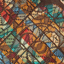 1970s VINTAGE MOD DISCO FUNKY  WIDE MENS TIE  GREAT EARTHY COLOR BLENDS  56"