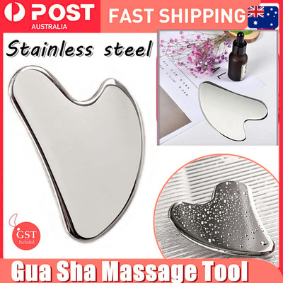 Stainless Steel Gua Sha Massage Tool Facial Scraper Eye Roller Shaping Massager