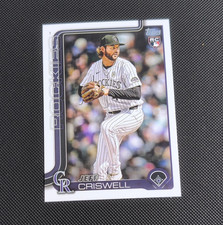 Topps 2025 Update Series Jeff Criswell Rookie #US5 Colorado Rockies