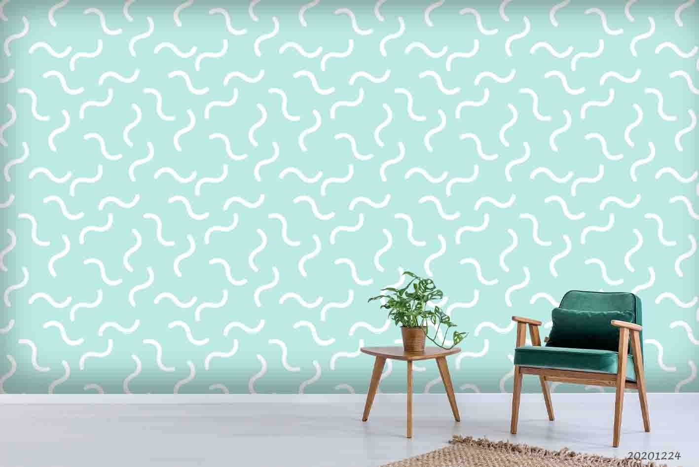 3D Geometric Lines Pattern Wall Murals Wallpaper Murals Wall Sticker 2
