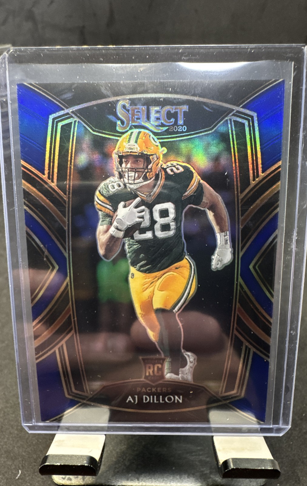2020 Panini Select - Club Level AJ Dillon #265 Blue Prizm /75 (RC)