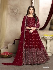 Bridal Pakistani Party Designer New Year Wedding Indian Anarkali Gown