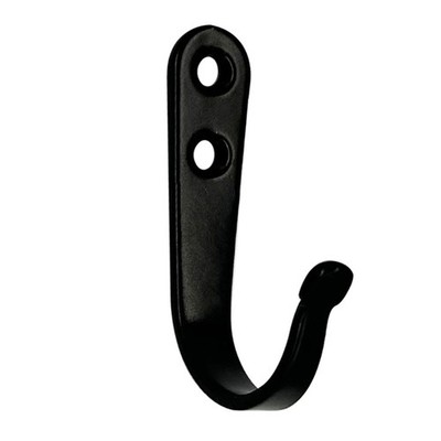 Carbon Steel Coat Hook Wall Mounted Towel Hanger Robe Hook with Screws