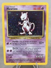 1999 Pokemon Mewtwo Holo Edition Base Set 10/102  on eBay