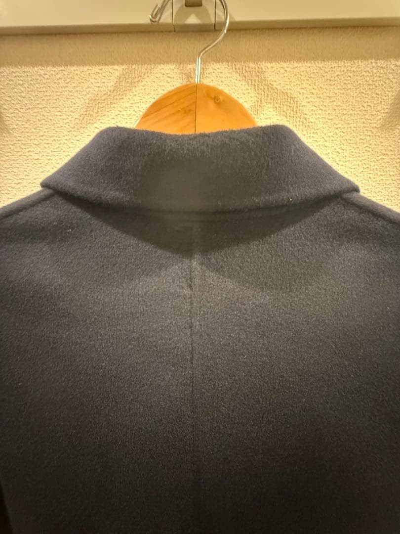 FRAMeWORK SUPER160 s Double Breasted Coat Navy 38 - image 11