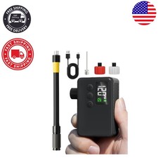 High-Pressure Mini Bike Pump - Portable 120 PSI Electric Inflator for Cyclists
