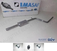 Imasaf Auspuff Mitteltopf+Anbauteile für Dacia Sandero 1.4+1.6+Gas/Lpg 2008-2012