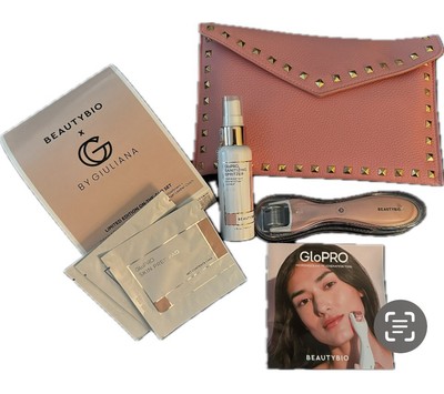 BeautyBio Micro needling set By Giuliana Limited Edition On The Glo Set Pink
