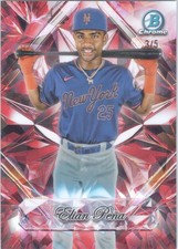 2025 BOWMAN CHROME SAPPHIRE ELIAN PENA /5 RED SAPPHIRE SELECTIONS SP NEW YORK