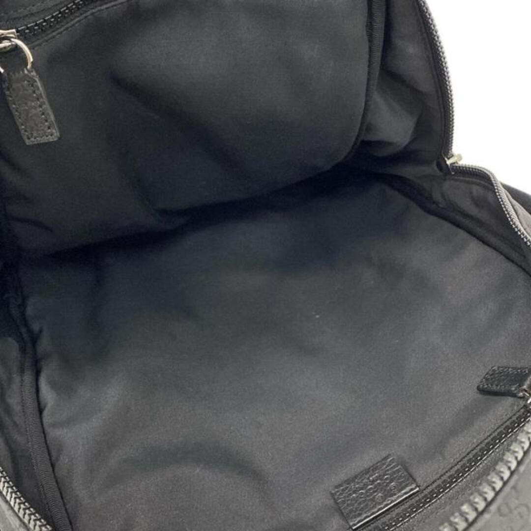 GUCCI GG Backpack Black Leather Used, Versatile & Stylish, 45cm H thumbnail 7