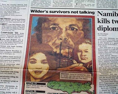 THE BEAUTY QUEEN KILLER Christopher Wilder Colebrook NH Suicide 1984 Newspaper  