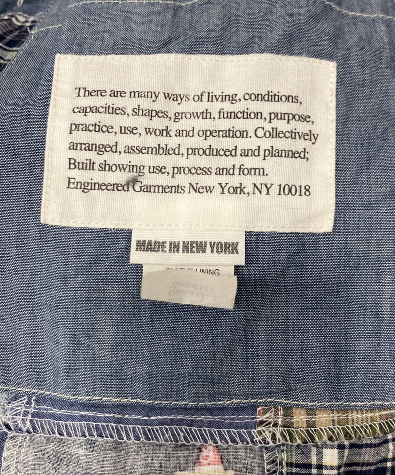 Engineered Garments × BEAMS PLUS patchwork jacket… - image 3