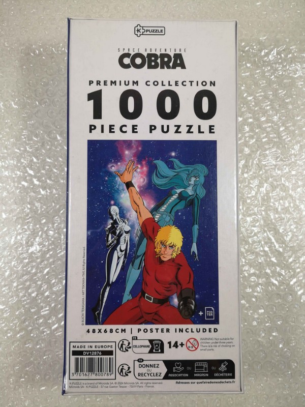 Cobra Space Adventure puzzle 1000 pièces geek jeu de société adulte