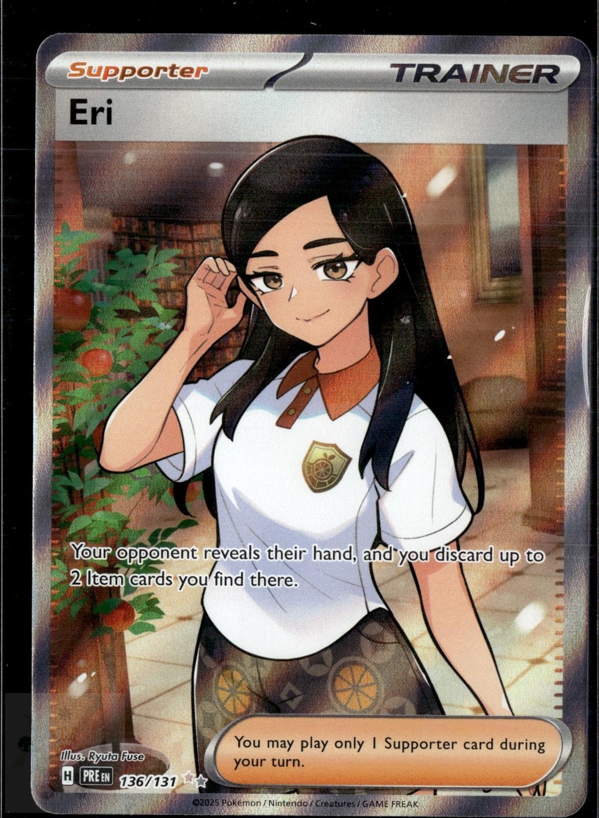 Eri 136/131 Holo Ultra Rare Prismatic Evolutions Pokemon NM/M