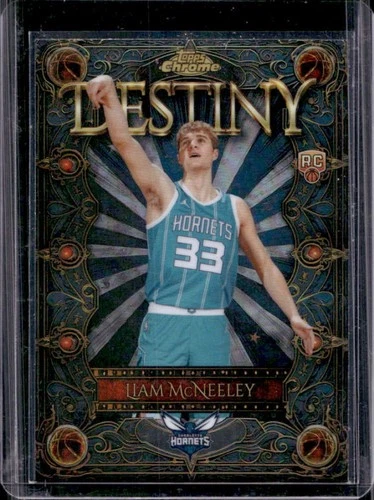 2025 Topps Chrome Liam McNeeley Refractors (RAW)