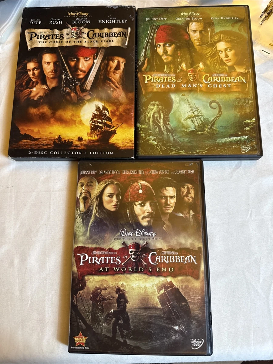 Pirates of the Caribbean Collector's Edition DVDs & Blu-ray Discs