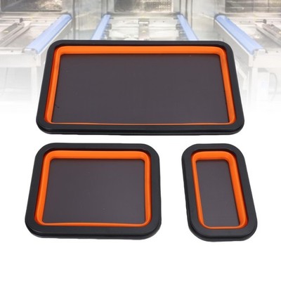 3Pcs Collapsible Magnetic Parts Tray Set Strong Suction Mechanic Tool Storage