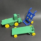 Vintage MARX Plastic Freight Station accessories Cart Baggage Train Dolly
