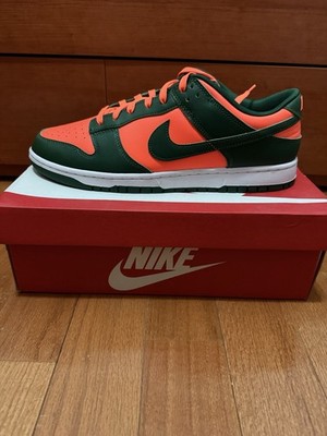 Nike Dunk Low Orange Green Sneakers