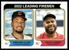 2023 Topps Heritage Kenley Jansen/Emmanuel Clase Los Angeles Dodgers/Cleveland