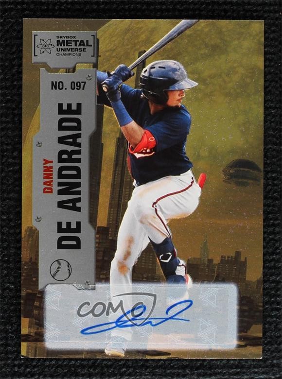2022 Skybox Metal Universe Champions Auto Danny De Andrade #097 Auto 6l7