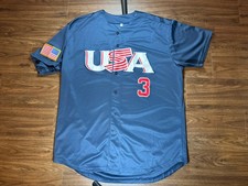 Team USA World Baseball Classic #3 Jersey - S...