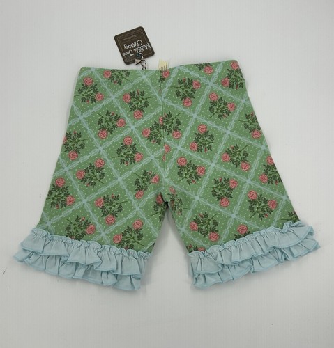 MATILDA JANE Girls Size 12 Brilliant Daydream Going Green Floral Shorties Shorts - Picture 7 of 7