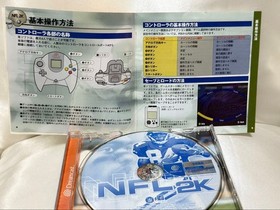 Sega Dreamcast Soft NFL 2K & NFL 2K1 Set