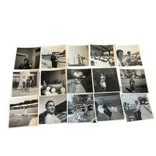 Vintage Black White Photo Lot 15 1920s-40s Family Portraits Farm Snapshots