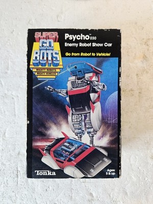 Vintage 1984 Tonka Super GoBots Psycho Enemy Robot Show Car New