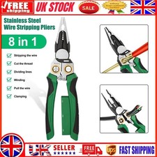 8 in 1 Wire Stripper with Voltage Tester Electrician Repair Multi-function Tool