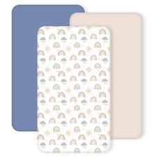 3 Pack Crib Sheets for Boys   Fitted Crib Sheets for Standard Crib Mattress a...