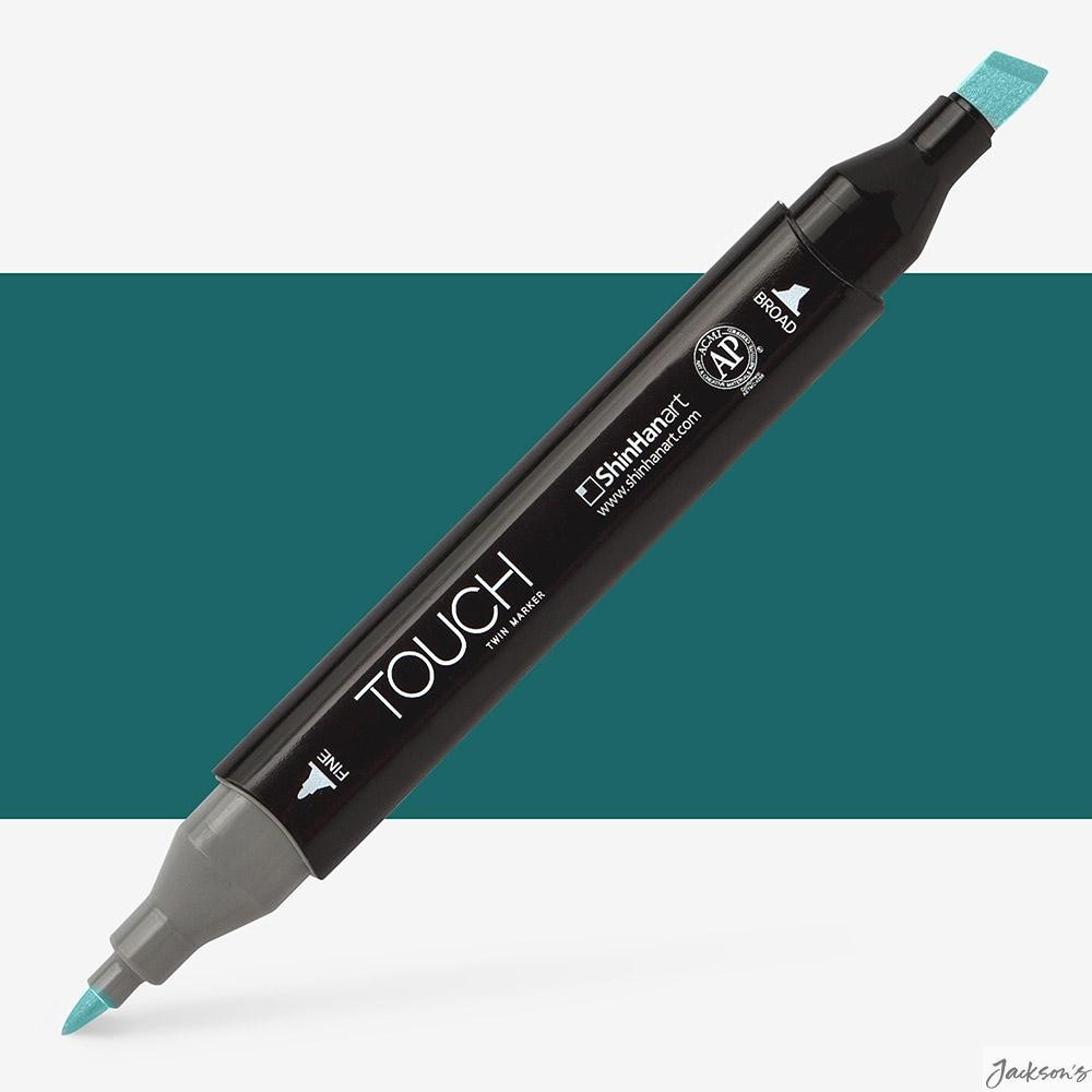 ShinHan Touch Twin Marker Pen Alcohol Ink Forest Green BG50 For Illustration