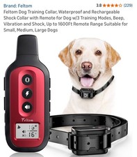 Patpet Dog Training Shock Collar with Remote - P-COLLAR