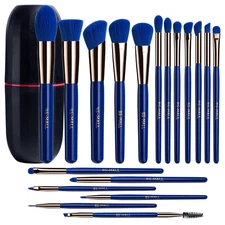 Makeup Brushes Premium Synthetic Foundation Powder Concealers Eye Shadows Makeup