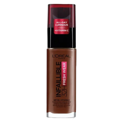 L'Oreal Paris Infallible 24hr Fresh Wear Foundation Ebony 390 Make Up