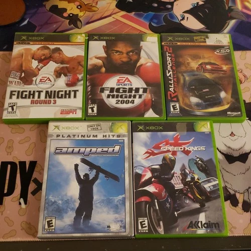 Original Xbox Video Game Lot Of 5 Games Bundle Tested Working Complete Manual