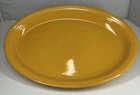 Fiesta USA 75th Anniversary Oval Serving Turkey Platter Daffodil Yellow 19"
