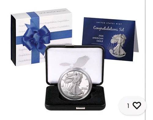 2026 P Congratulations Set American Eagle 1oz Silver Proof Coin - In hand