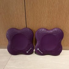 Gaiam Purple Yoga Pilates Knee Pads Set of 2 Unisex Adults Cushion Support